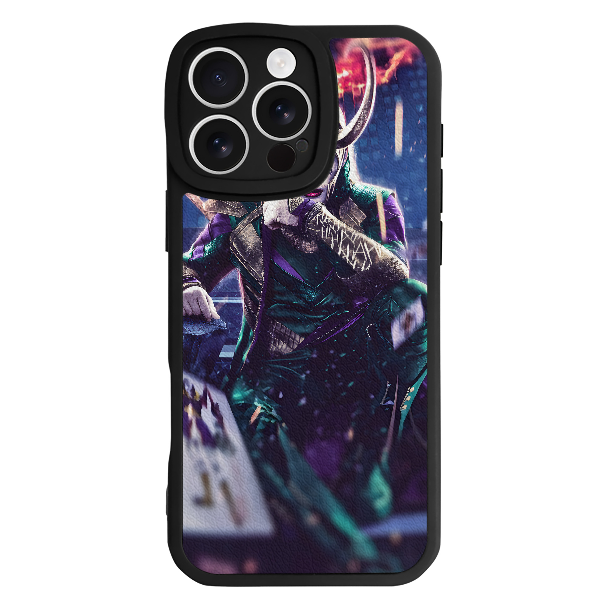 （画像用） アベンジャーズ The Avengers 【iPhone 16シリーズ対応】シリコンスマホケース（レザー調） 材質：シリコン